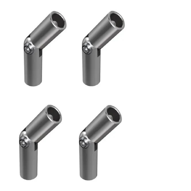 Koleno regulovateľné 4x12mm nehrdz. oceľ