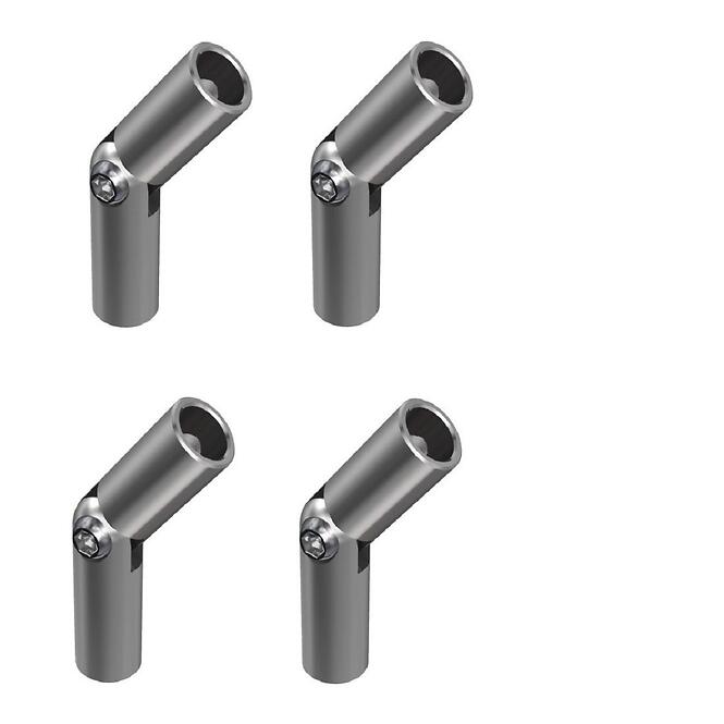 Koleno regulovateľné 4x12mm nehrdz. oceľ