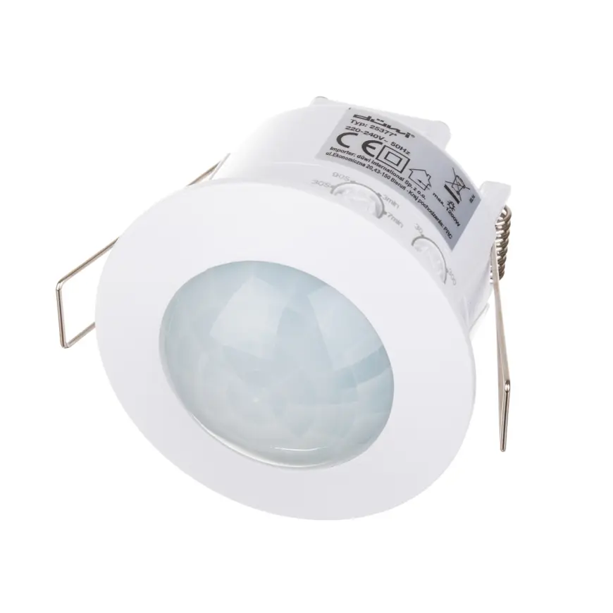Aktívny mikrovlnný senzor 5,8 GHz, 360° biely 25377