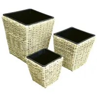 Prútený kvetináč 20.5x20.5x22
