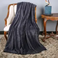 Deka Claudi 70x140 cm Čierna