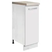 Kuchynská skrinka Creativa 26D + cargo biela