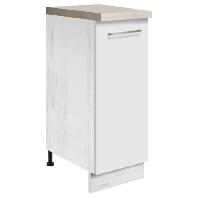 Kuchynská skrinka Creativa 26D + cargo biela