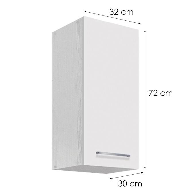 Kuchynská skrinka Creativa 30G biela,2