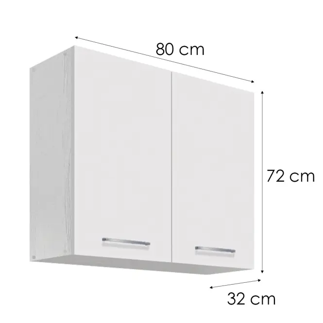 Kuchynská skrinka Creativa 43G biela,2