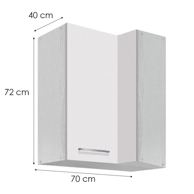 Kuchynská skrinka Creativa 45G biela,2