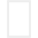 Dekoratívny rám JX276 Pure White 30x30 cm