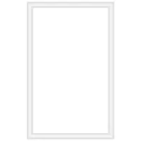 Dekoratívny rám JX276 Pure White 60x60 cm