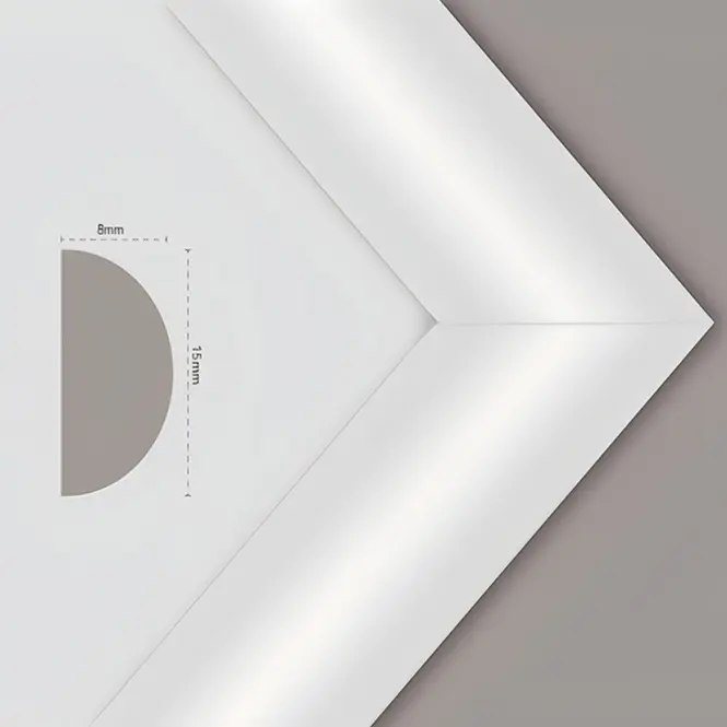 Dekoratívny rám JX276 Pure White 60x60 cm