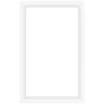 Dekoratívny rám JC101 Pure White 30x30 cm