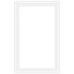 Dekoratívny rám JX60 Pure White 40x60 cm
