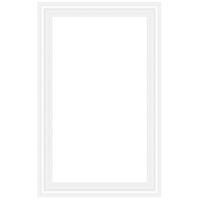 Dekoratívny rám JX60 Pure White 60x60 cm