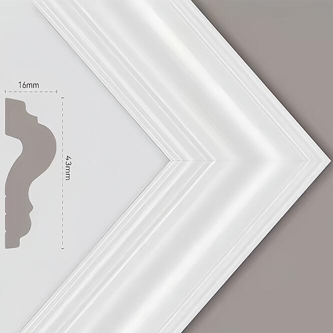 Dekoratívny rám JX60 Pure White 60x60 cm,2