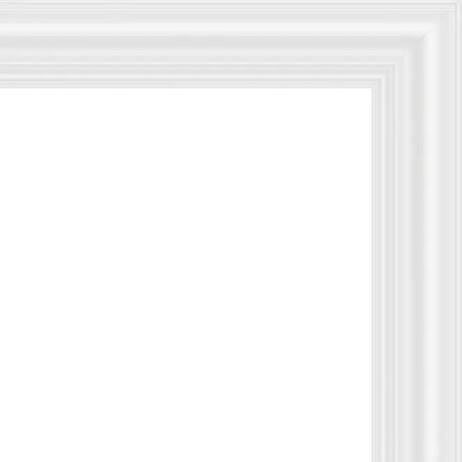 Dekoratívny rám JX60 Pure White 60x60 cm,3