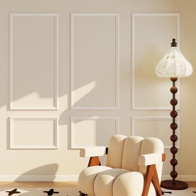 Dekoratívny rám JX60 Pure White 60x60 cm,9
