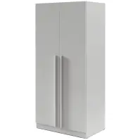 Skriňa Braga 3 (L/P) platinovo sivá