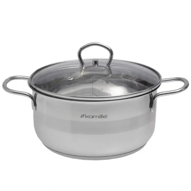 Hrniec z nehrdzavejúcej ocele 3.0l 20*10cm 5413