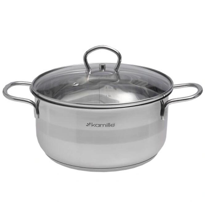 Hrniec z nehrdzavejúcej ocele 3.0l 20*10cm 5413