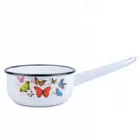 Hrniec s rukoväťou 16 cm 1,5 l motýle