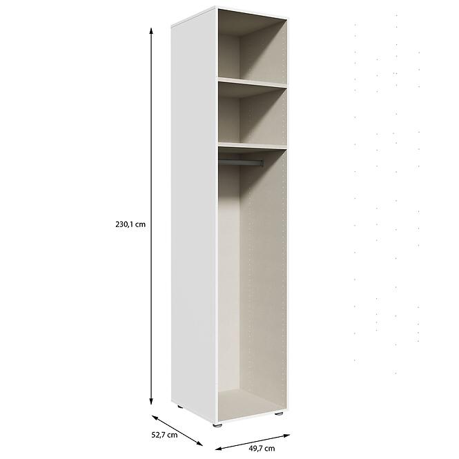 Korpus Skrine Moduklix 49,7x230,1 Biely,2