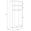 Korpus Skrine Moduklix 99,4x230,1 Biely,3