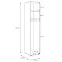 Korpus Skrine Moduklix 49,7x230,1 Dub Mouvella,4