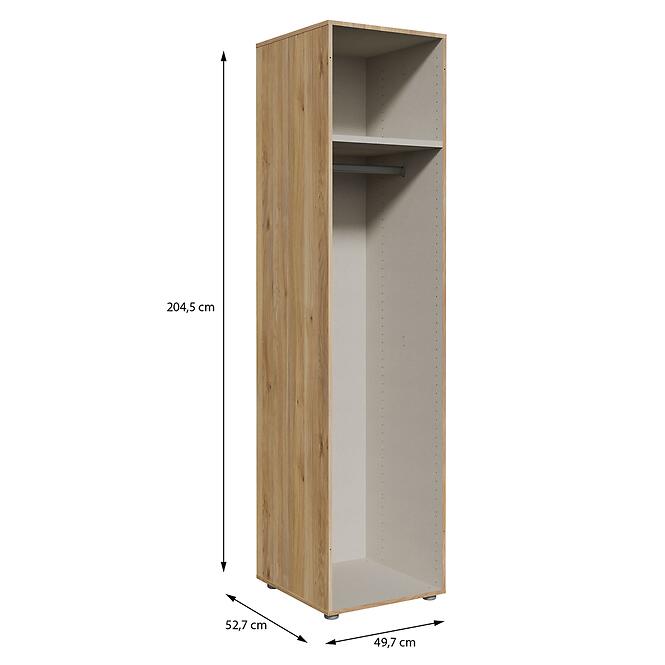 Korpus Skrine Moduklix 49,7x204,5 Dub Mauvella