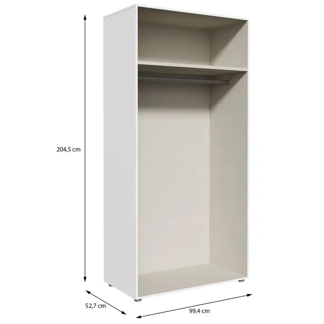 Korpus Skrine Moduklix 99,4x204,5 Biely,2