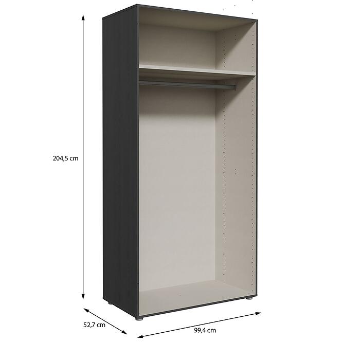 Korpus Skrine Moduklix 99,4x204,5 Dub Cabezone