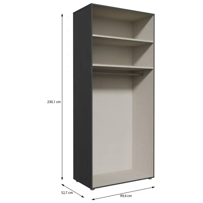 Korpus Skrine Moduklix 99,4x230,1 Dub Cabezone