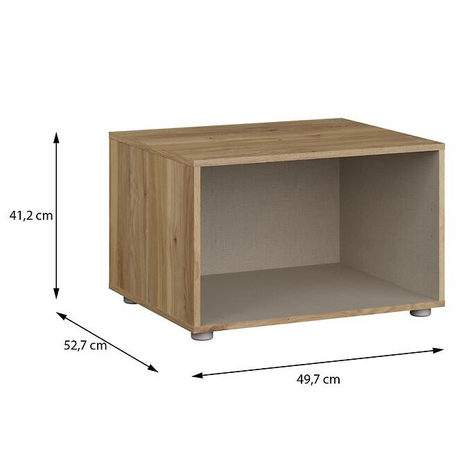 Stojan Skrine Moduklix 49,7 Dub Mouvella