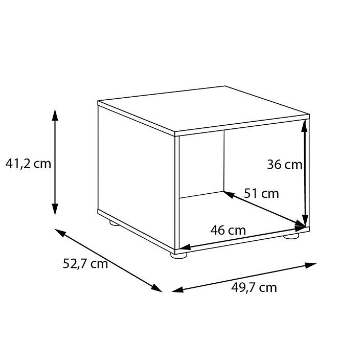 Stojan Skrine Moduklix 49,7 Dub Mouvella