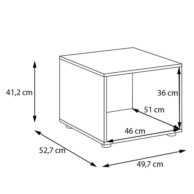 Stojan Skrine Moduklix 49,7 Biely,4