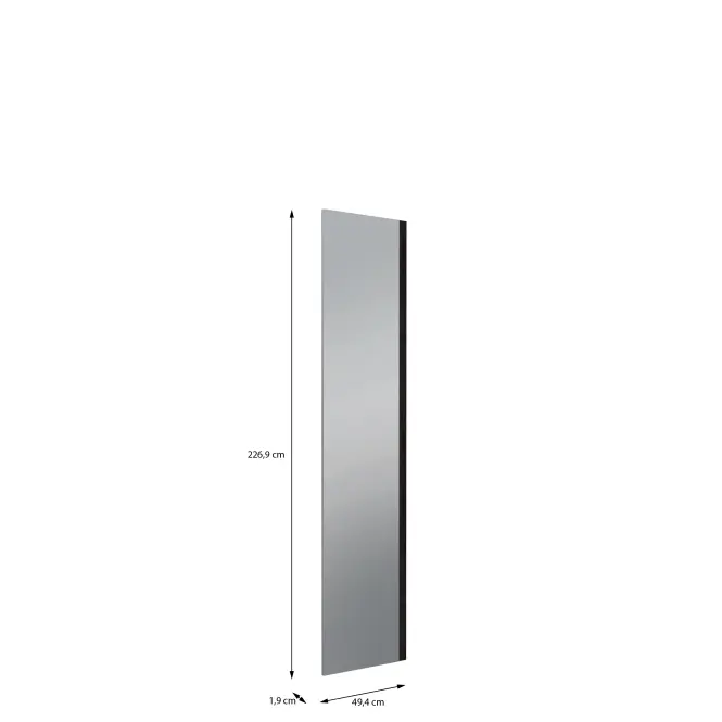 Front Skrine So zrkadlom Moduklix 226,9x49,4 Dub Cabezone,3