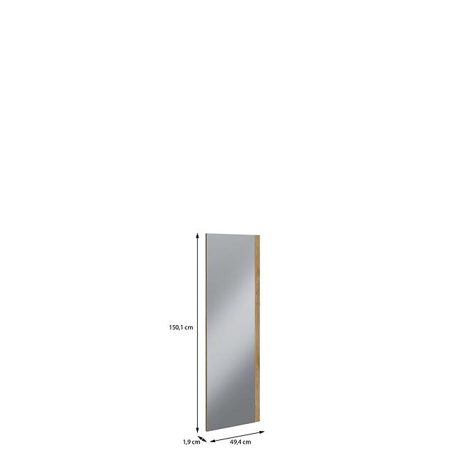 Front Skrine Krátky So zrkadlom Moduklix 150,1x49,4  Dub Mauvella