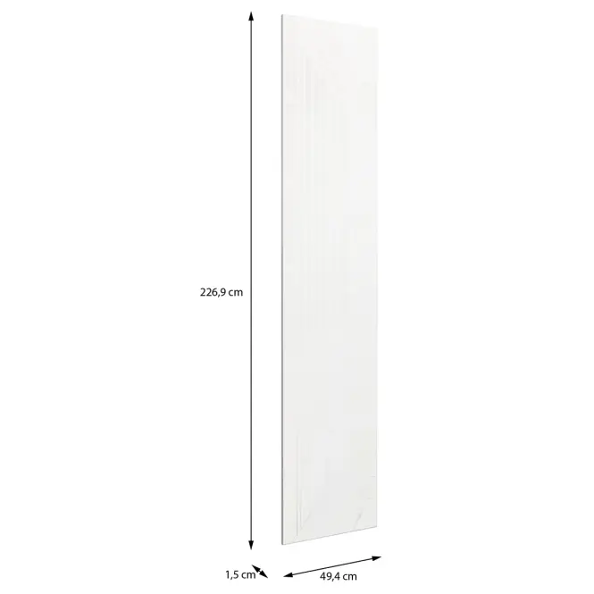 Front Skrine Moduklix 226,9x49,4 Biely Lesk