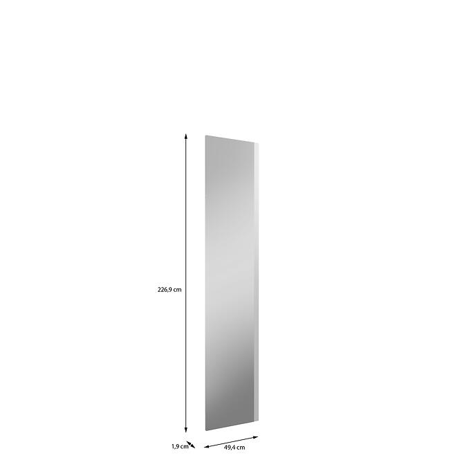 Front Skrine so zrkadlom Moduklix 226,9x49,4  Biely Lesk
