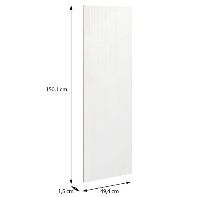 Front Skrine Krátky Moduklix 150,1x49,4 Biely Lesk
