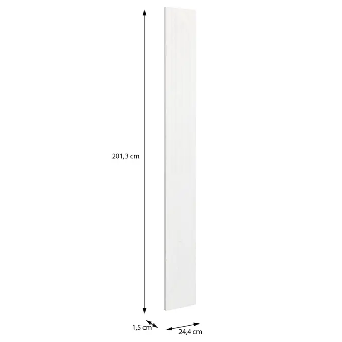Front Skrine Moduklix 201,3x24,4 Biely Lesk