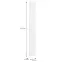 Front Skrine Moduklix 201,3x24,4 Biely Lesk,2