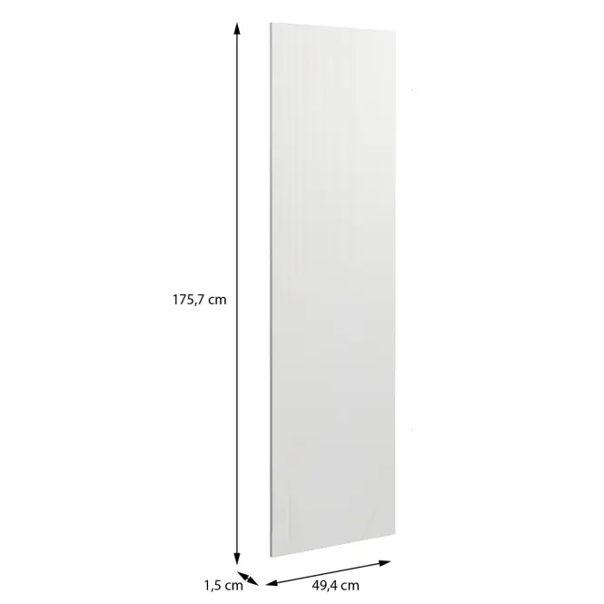 Front Skrine Krátky Moduklix 175,7x49,4 Biely Lesk