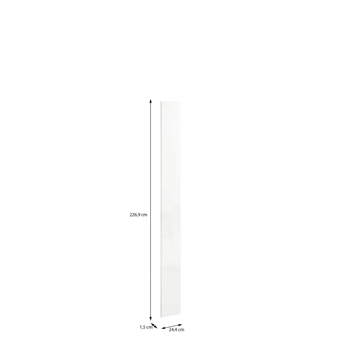 Front Skrine Wysok IModuklix 226,9x24,4 Biely Lesk