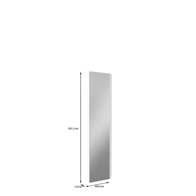 Front Skrine So zrkadlom Moduklix 201,3x49,4 Biely