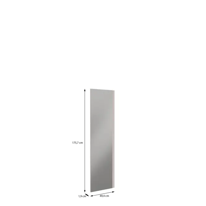 Front Skrine Krátky So zrkadlom Moduklix 175,7x49,4 Piesok,3