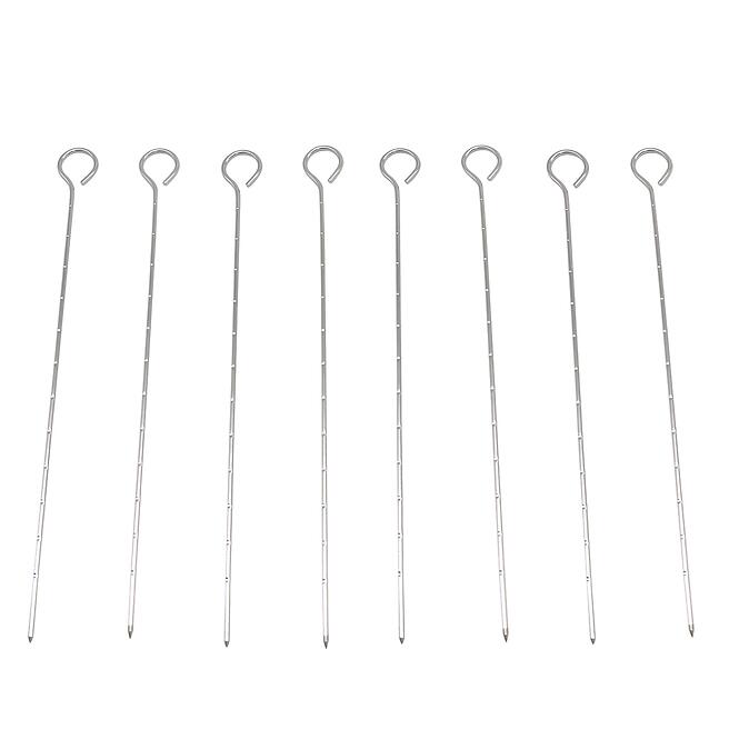 Grilovacie ihly 8 ks 27 cm KY2708