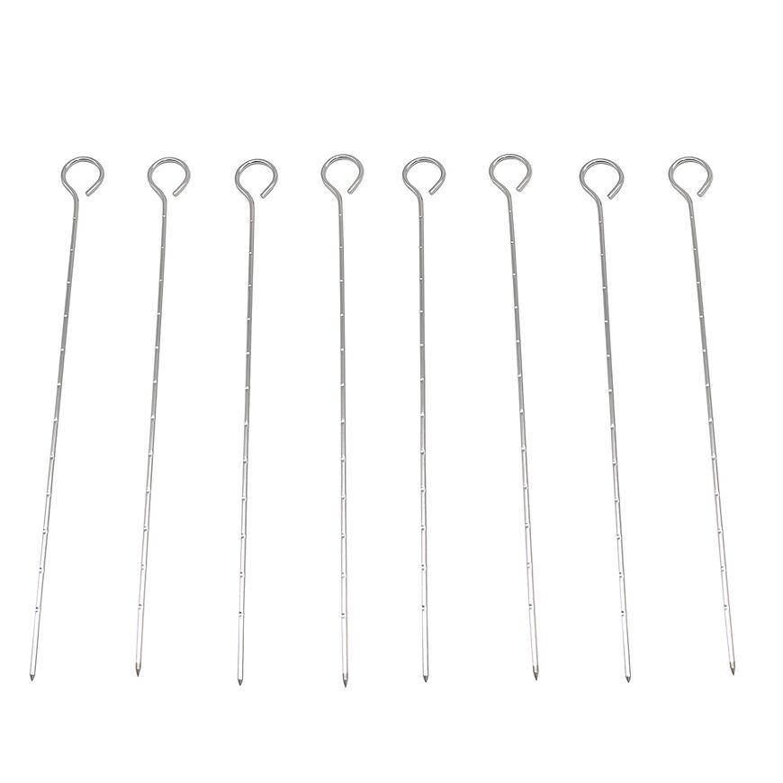 Grilovacie ihly 8 ks 27 cm KY2708