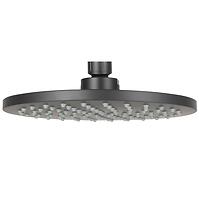 Sprchová hlavica Round Black 20 cm