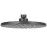 Sprchová hlavica Round Black 20 cm