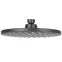 Sprchová hlavica Round Black 20 cm