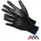 Čierne bezpečnostné rukavice RnyPu, veľkosť 8